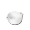 Round white porcelain baking dish 10.5 cm with handles, Wilmax BakeWare