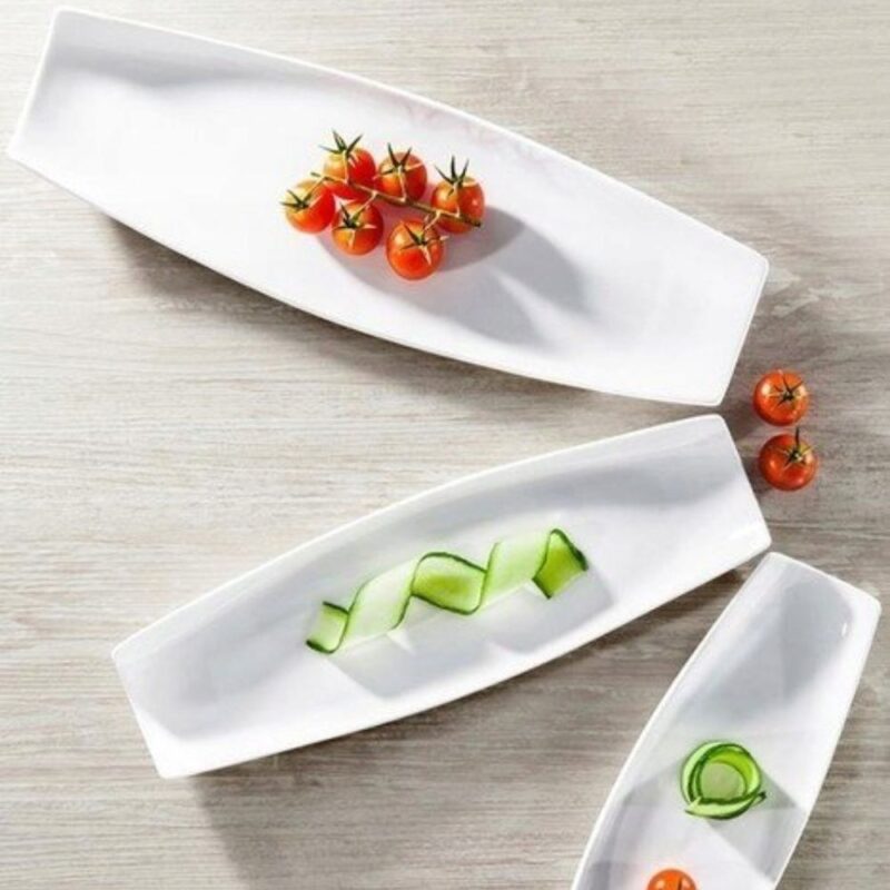 Półmisek 30x10 cm biały porcelanowy WL-992622/A