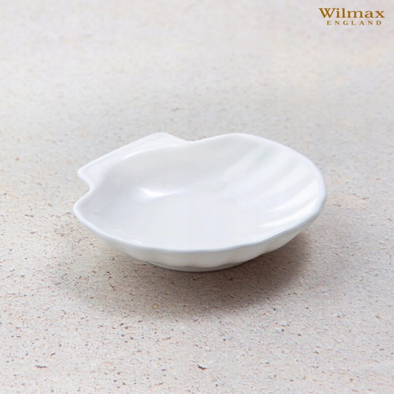 Półmisek Muszla 13 cm biały porcelanowy WL-992010/A
