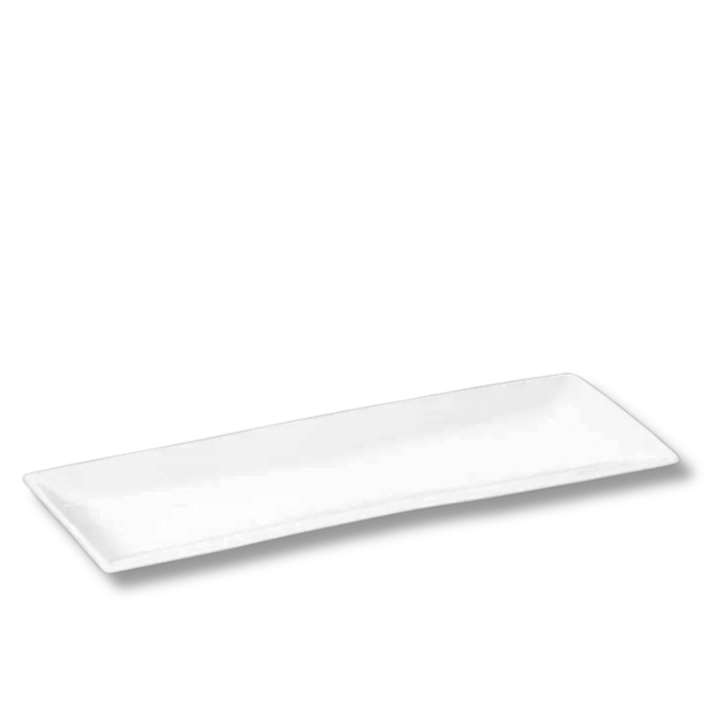 Sushi plate 36x14 cm white porcelain WL-992016/A