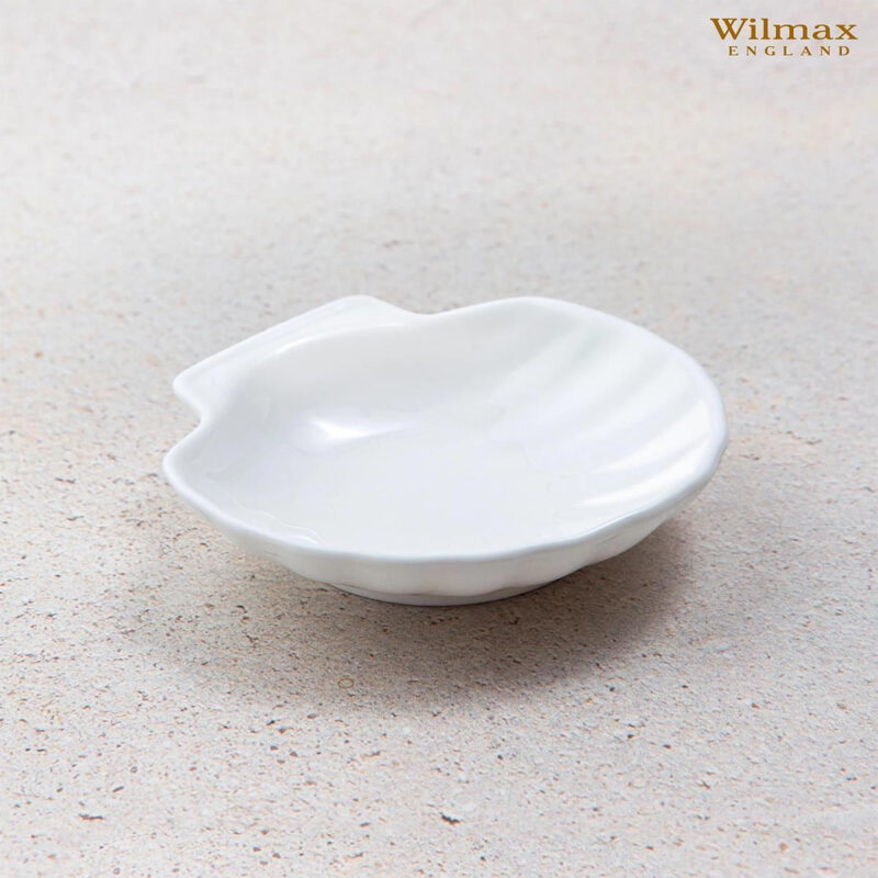 Półmisek Muszla 18 cm biały porcelanowy WL-992012/A