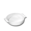 Okrągłe naczynie do zapiekania 20,5x17x5 cm 650 ml z białej porcelany Wilmax