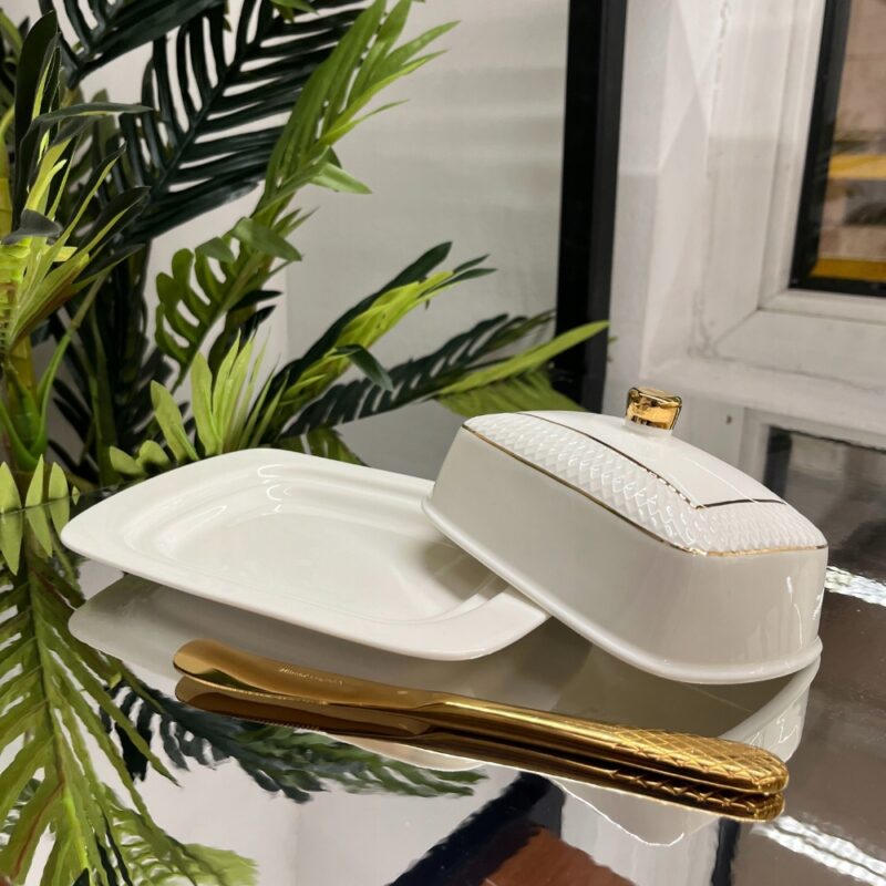 Nóż do masła 17 cm złoty WL-999247/1B