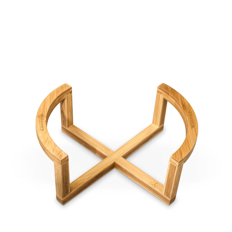 Bamboo plate stand 27x11.5 cm WL-771107/A