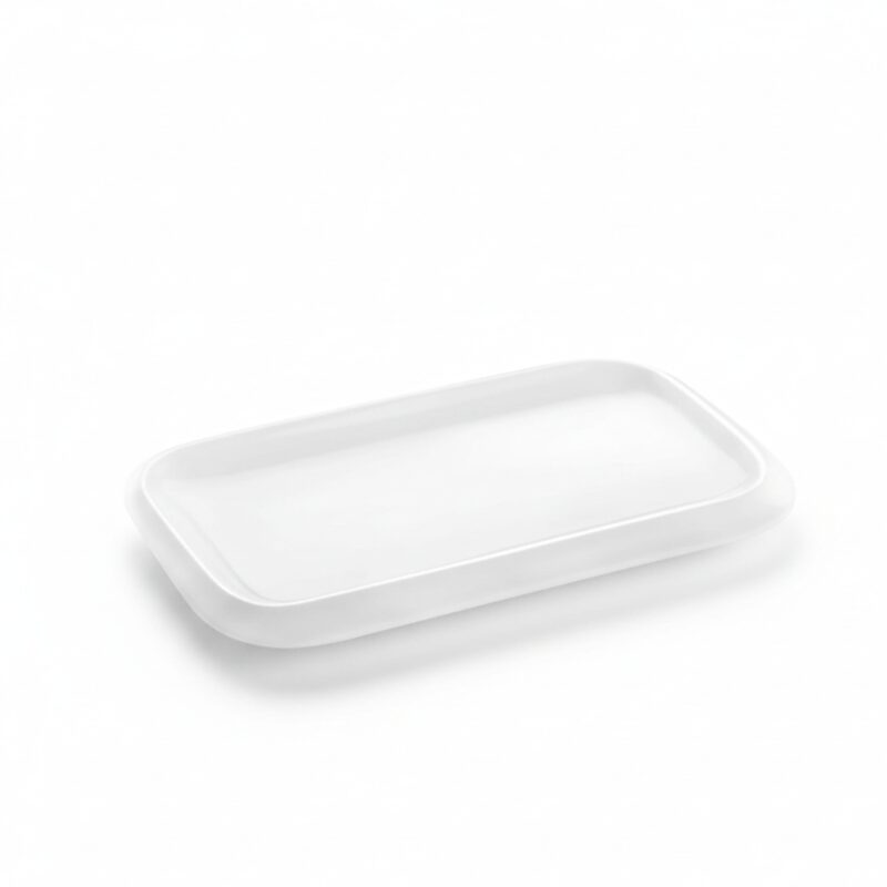 Półmisek 25.5x15 cm biały porcelanowy WL-992660/A