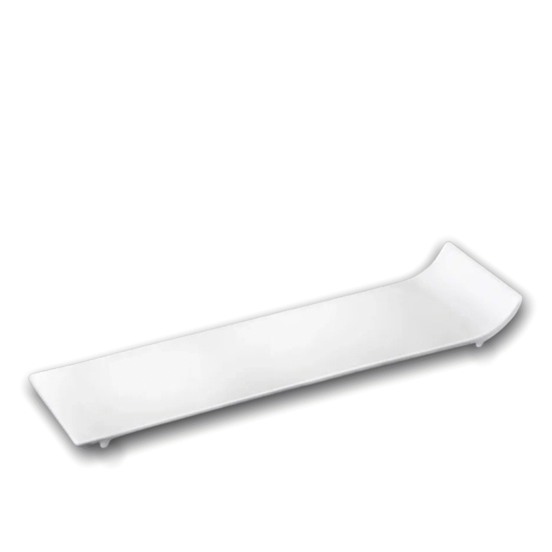 Rectangular serving platter 30.5x9.5 cm white porcelain WL-992621/A