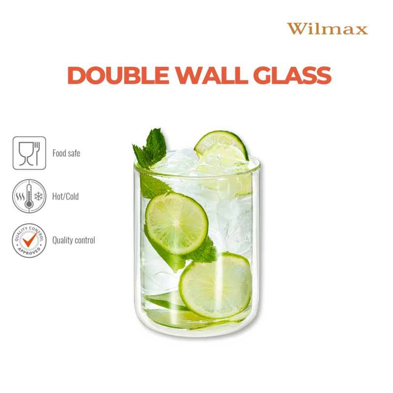 Szklanka o podwójnych ściankach 400 ml WL-888785/A