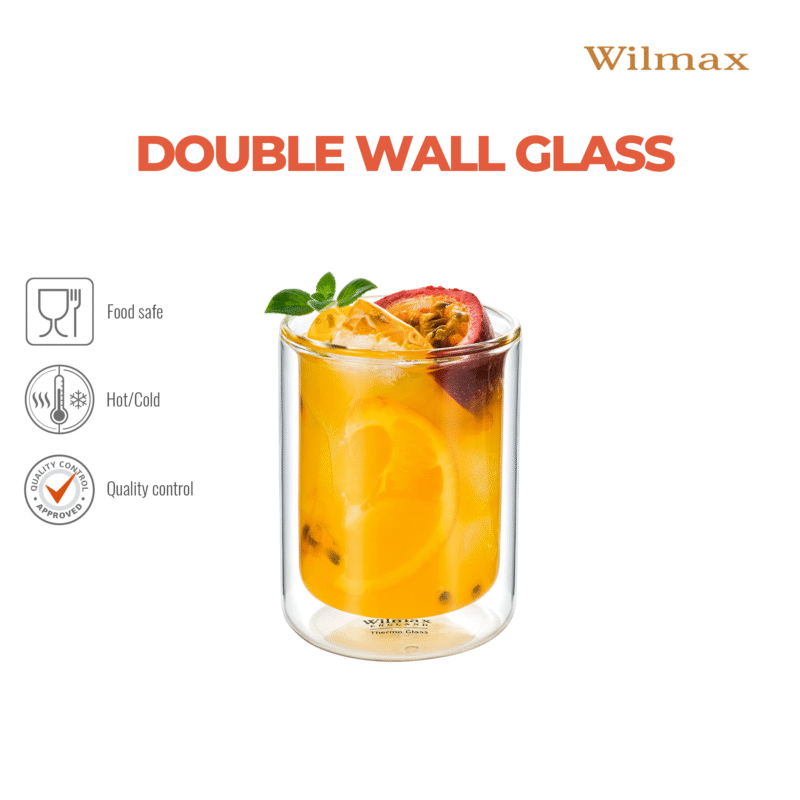 Szklanka o podwójnych ściankach 300 ml WL-888784/A