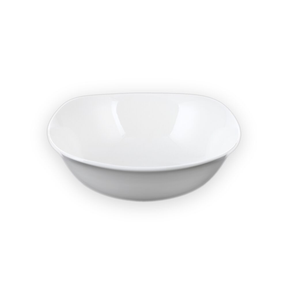 Salad bowl 16.5x16.5 cm 650 ml white porcelain WL-992001/A