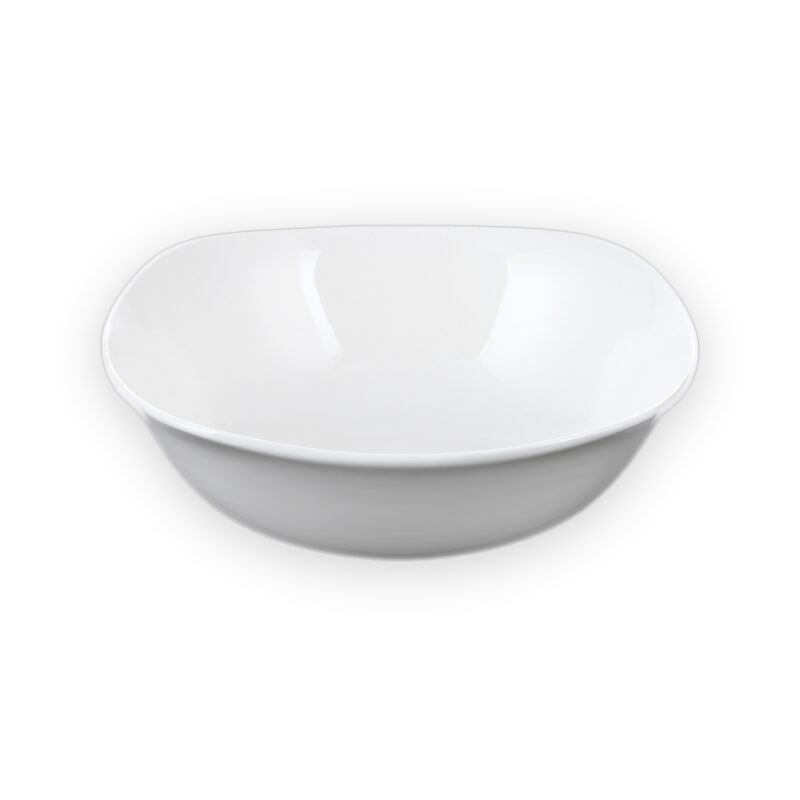 Salad bowl 21.5x21.5 cm 1300 ml white porcelain WL-992002/A