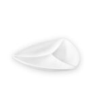 Triangular divided plate 24 cm white porcelain WL-992585/A
