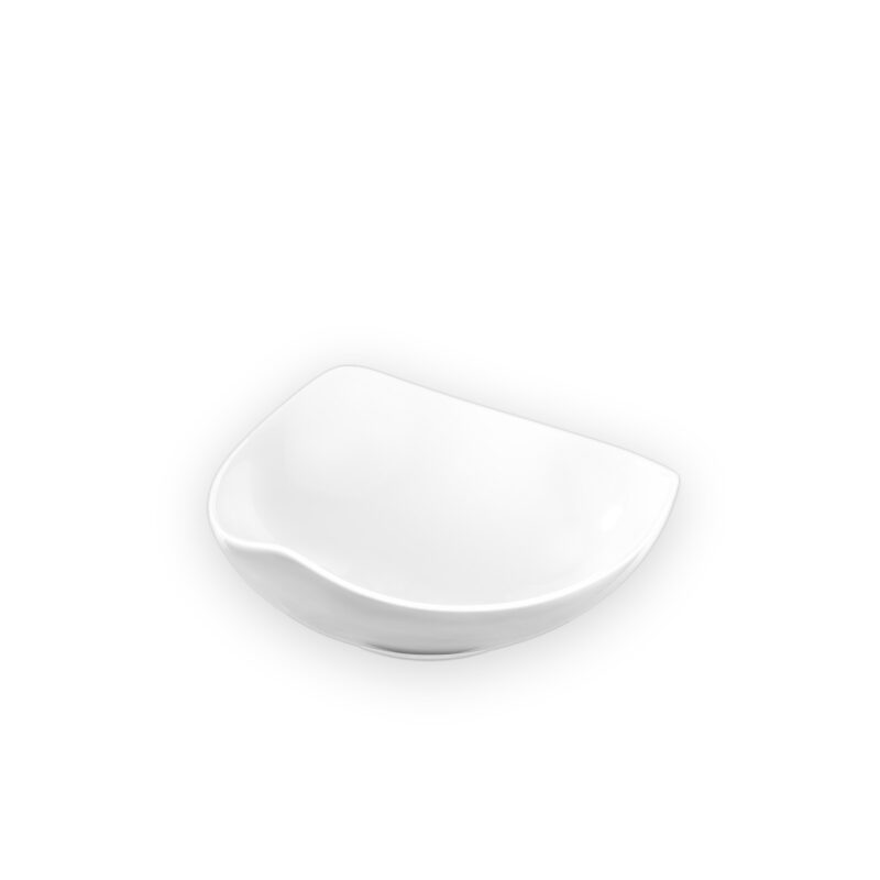 Niska salaterka 13 cm z białej porcelany Wilmax