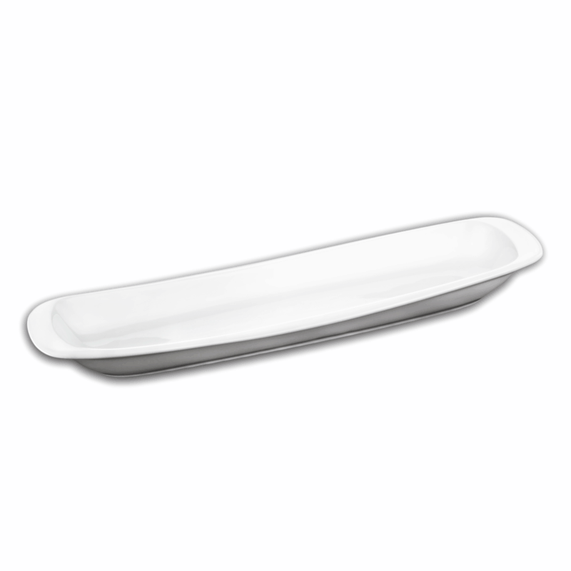 Półmisek łódka 33 cm biały porcelanowy WL-992644/A