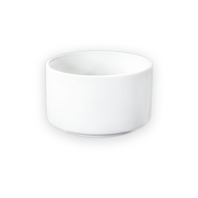 Salad bowl 8 cm white porcelain WL-992688/A