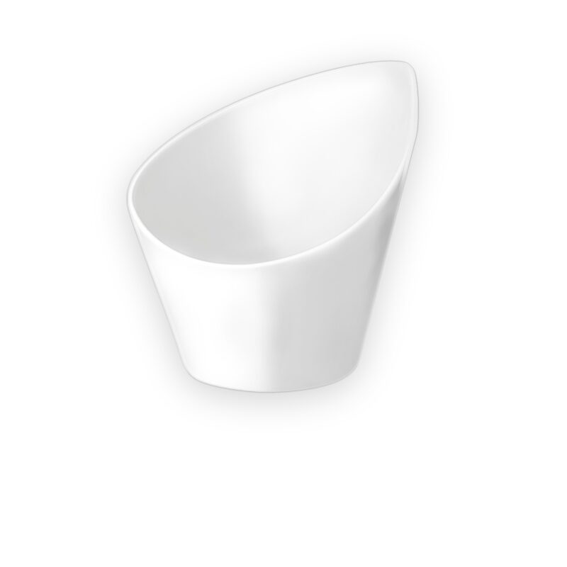 Głęboka salaterka 14 cm z białej porcelany Wilmax