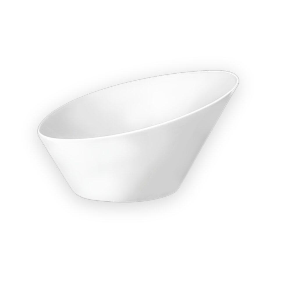 Salad bowl 19.5 cm white porcelain WL-992775/A