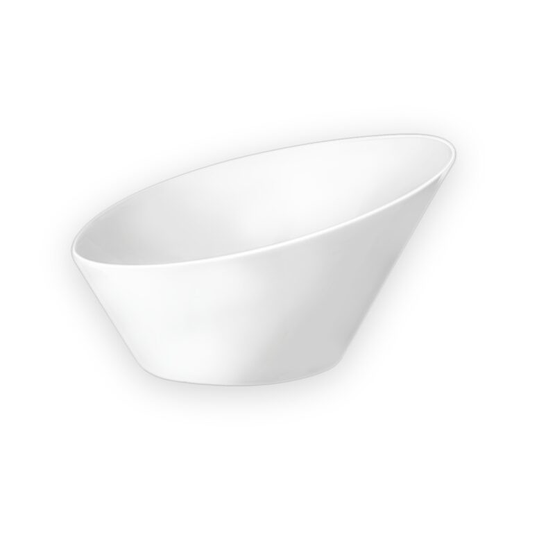 Salad bowl 19.5 cm white porcelain WL-992775/A