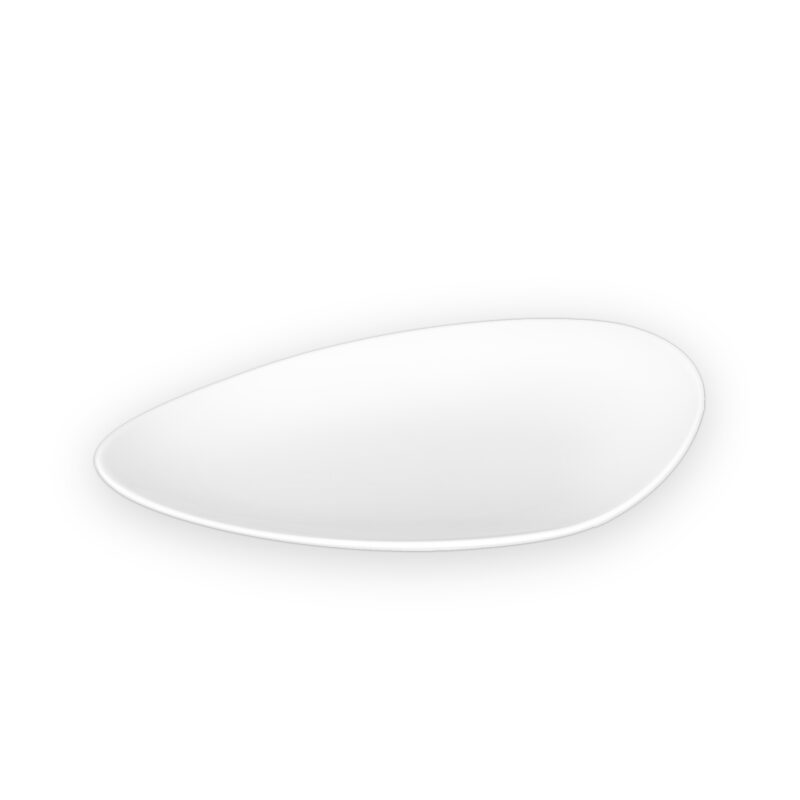 Triangular platter 29 cm white porcelain WL-992796/A