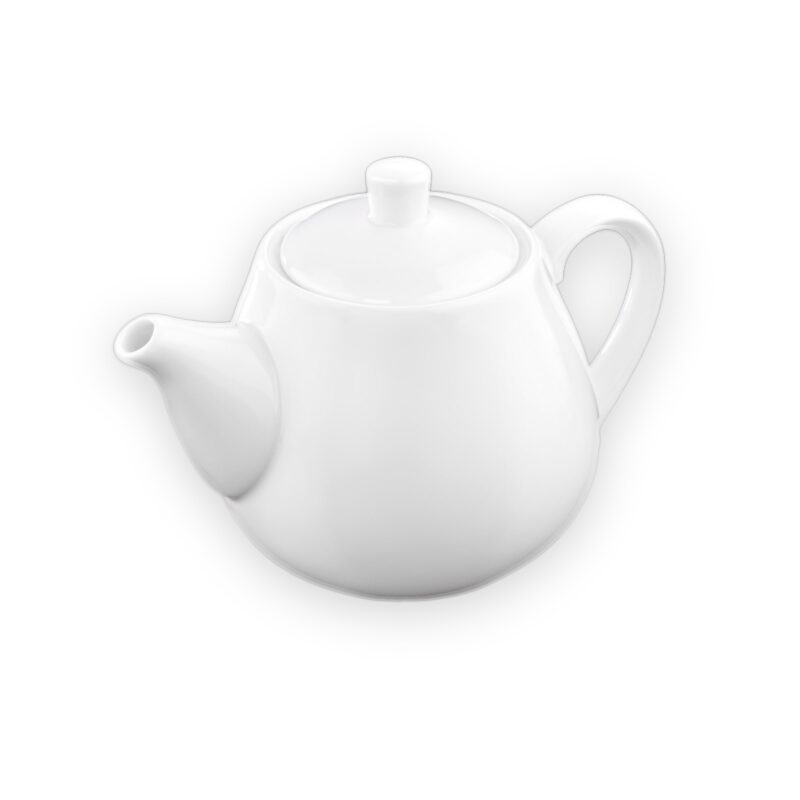 Czajniczek do herbaty 1000 ml z białej porcelany Wilmax