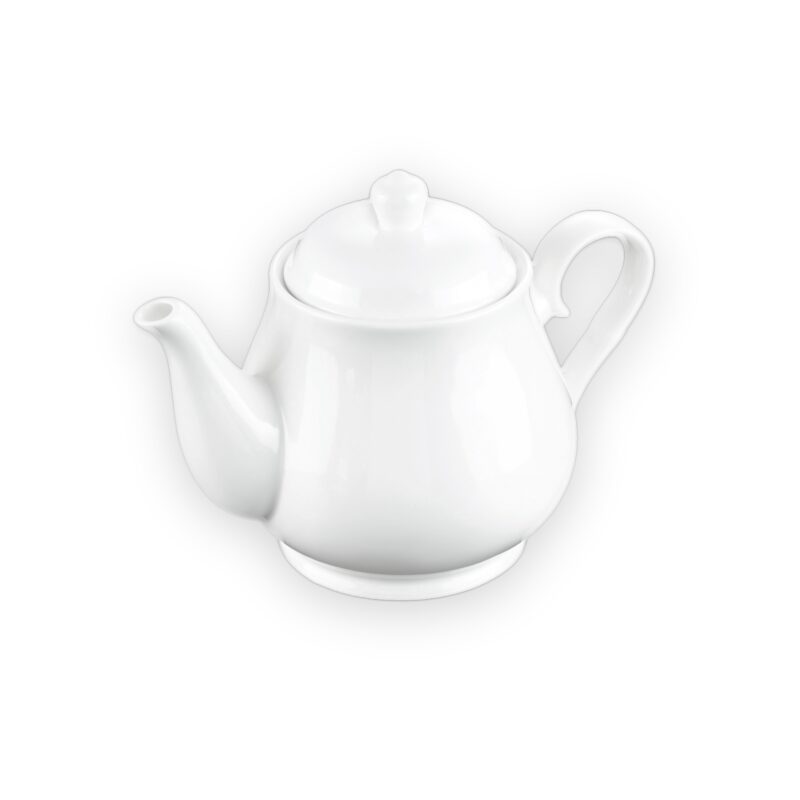 Czajniczek do herbaty 850 ml z białej porcelany Wilmax