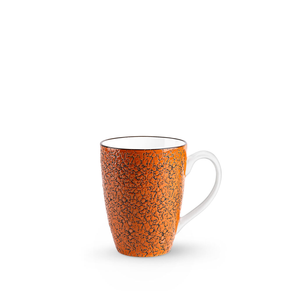 Porcelain mug 450 ml in orange — Wilmax Color Boom collection