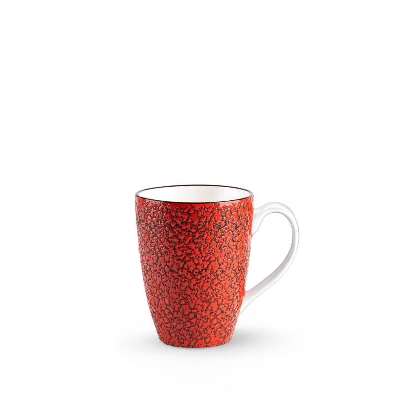 Porcelain mug 450 ml in red — Wilmax Color Boom collection