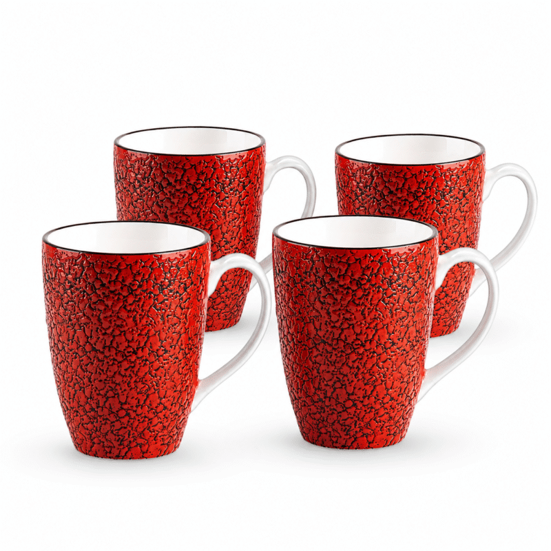 Kubek 450 ml - czerwony kolor WL-667251/A