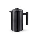Zaparzacz do kawy dwuścienny 1000 ml - prasa francuska, czarny kolor WL-512.780.145/A