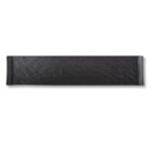 Rectangular plate black matte porcelain 46.5x9.5 cm WL-661103/A