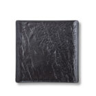 Square plate black matte porcelain 21.5x21.5 cm WL-661106/A