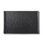 Rectangular plate black matte porcelain 38x24.5 cm WL-661111/A