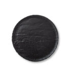 Dessert plate round black matte porcelain 23 cm WL-661125/A