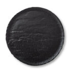 Pizza plate round black matte porcelain 30.5 cm WL-661128/A