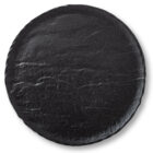 Pizza plate black matte porcelain 33 cm WL-661129/A