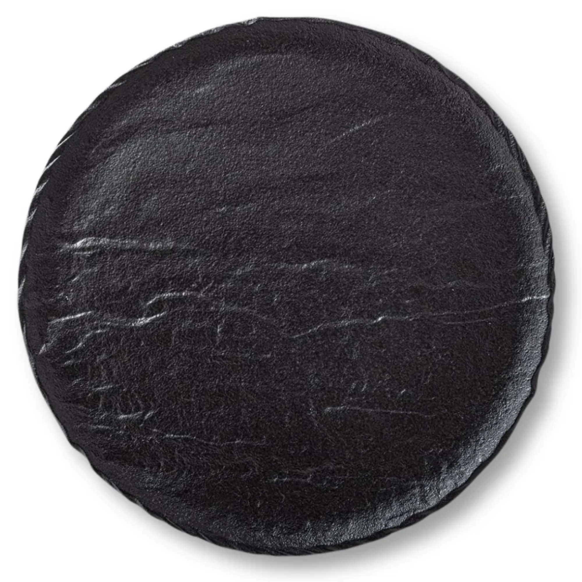 Pizza plate black matte porcelain 33 cm WL-661129/A