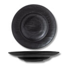 Deep plate black matte porcelain 25.5 cm 350 ml WL-661130/A