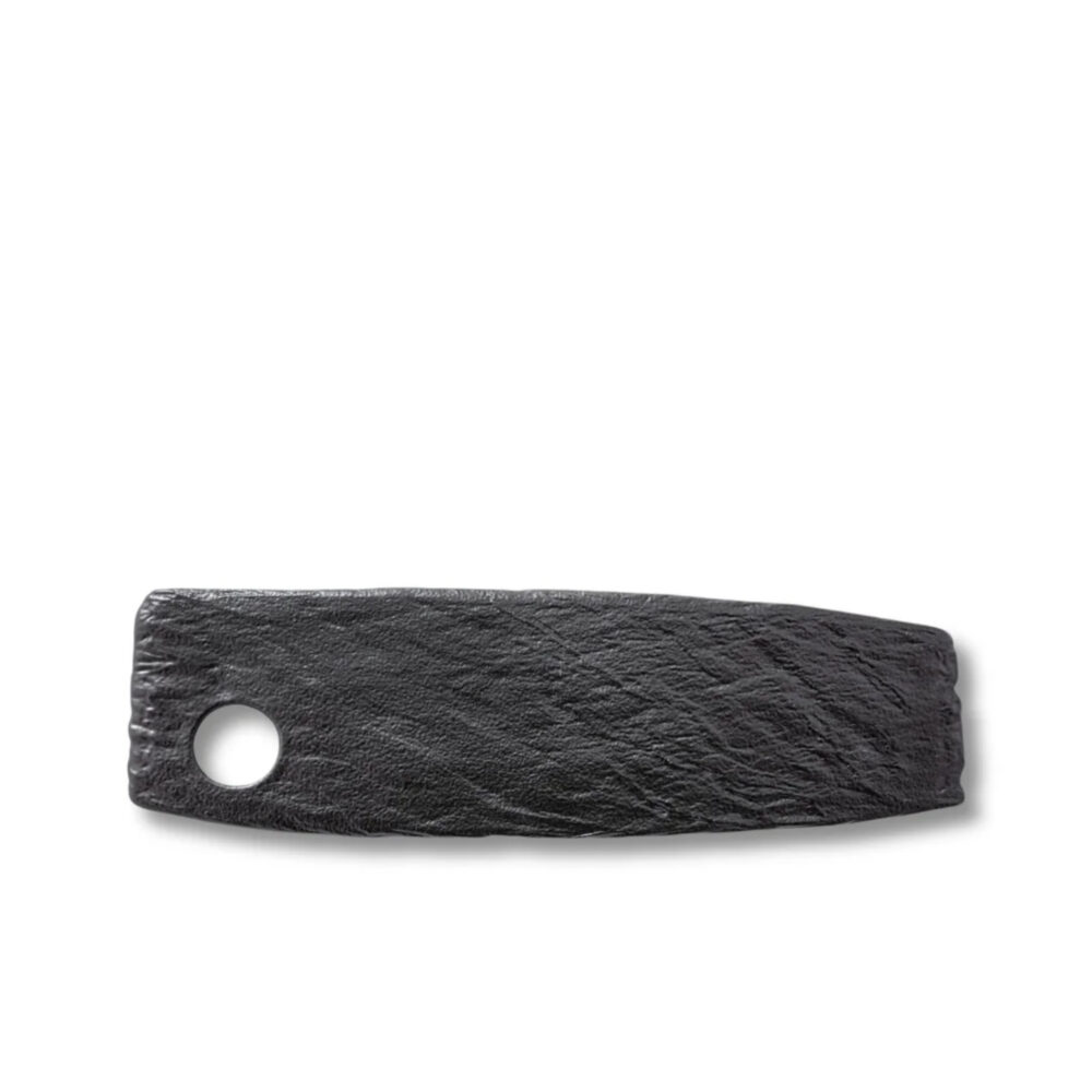 Sushi platter black matte porcelain 32.5x10 cm WL-661132/A