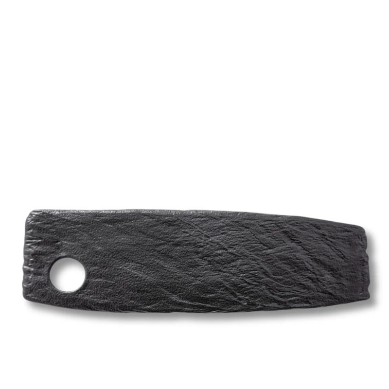 Sushi platter black matte porcelain 42x13 cm WL-661133/A