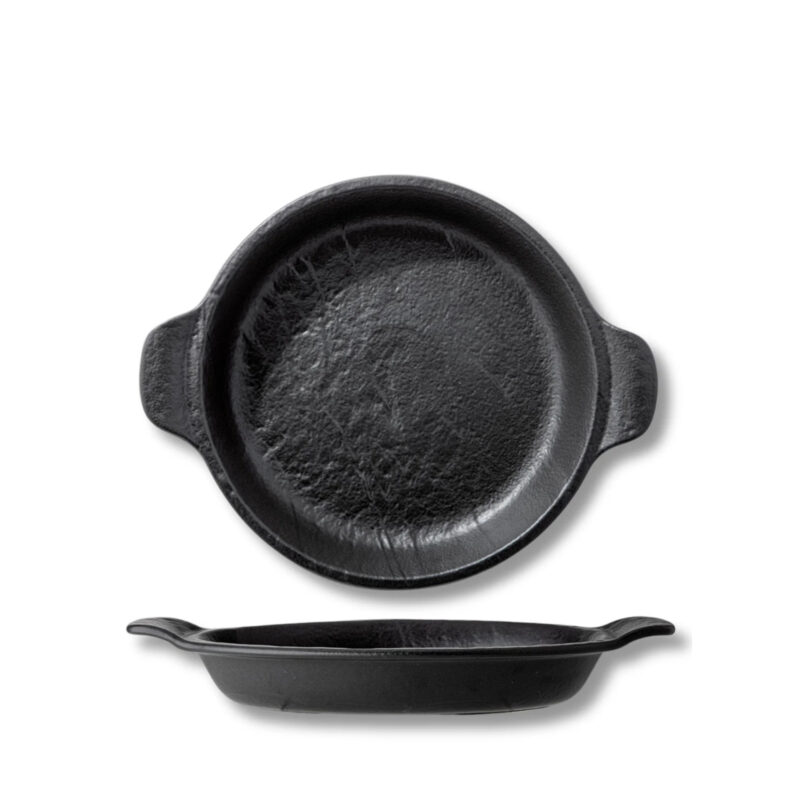 Baking dish black matte porcelain 28x22.5 cm 800 ml WL-661143/A