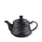 Tea kettle black matte porcelain 1100 ml WL-661159/A