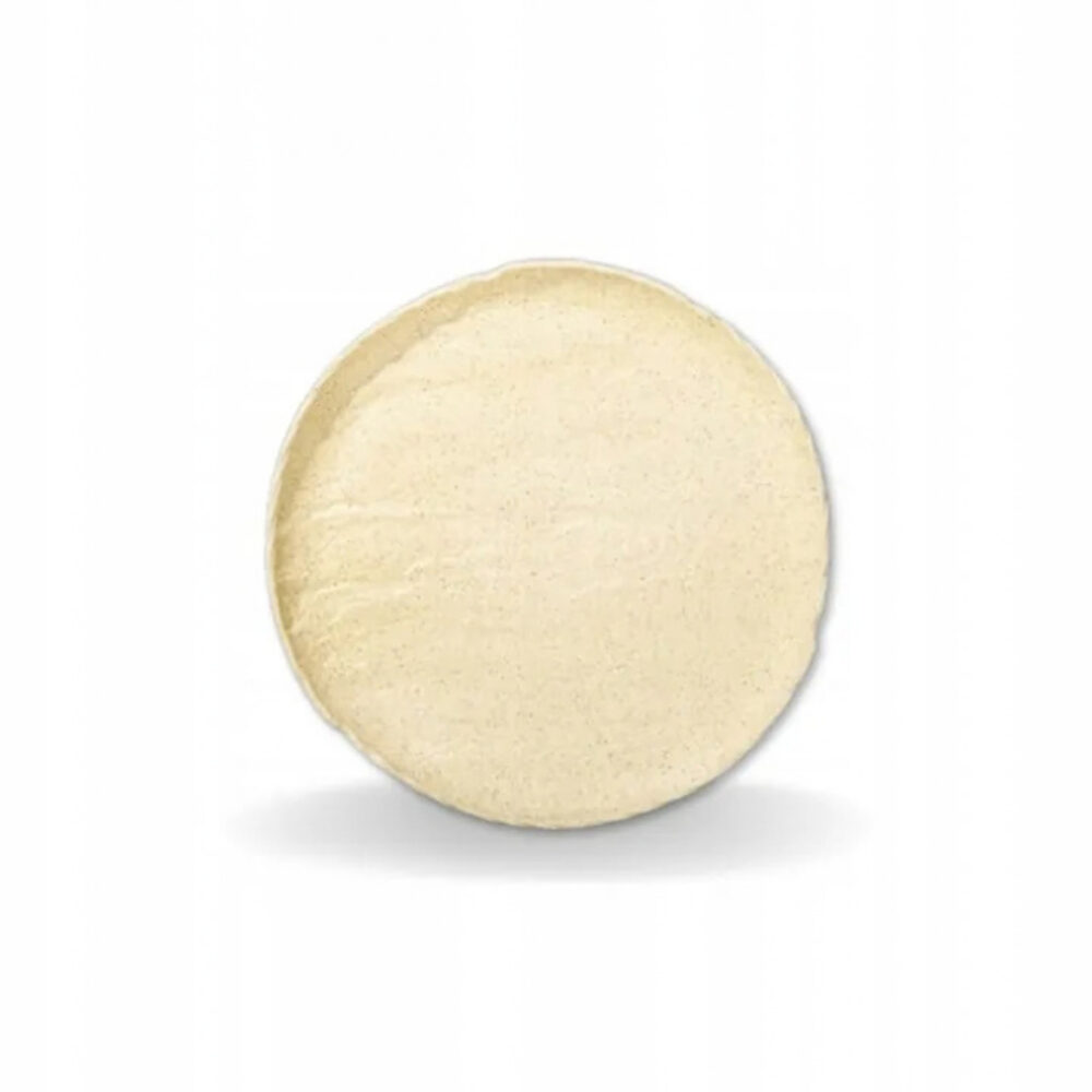 Dessert plate round beige matte porcelain 23 cm WL-661325/A