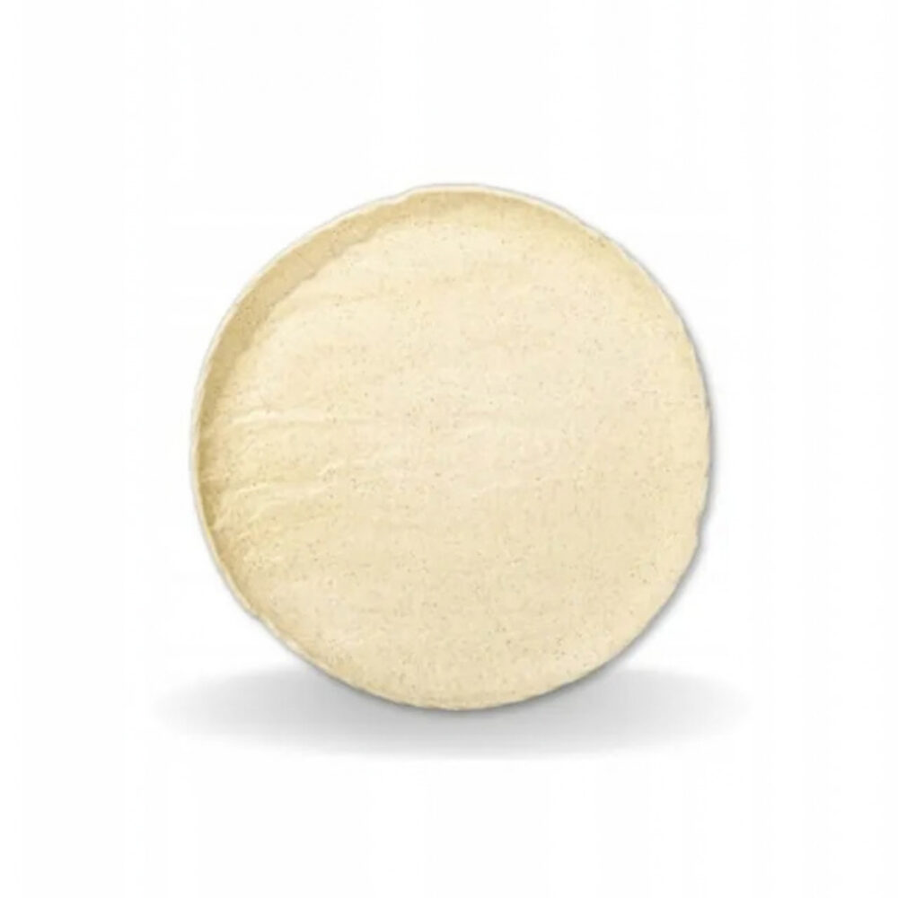 Dinner plate round beige matte porcelain 28 cm WL-661327/A