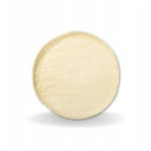 Dinner plate round beige matte porcelain 28 cm WL-661327/A