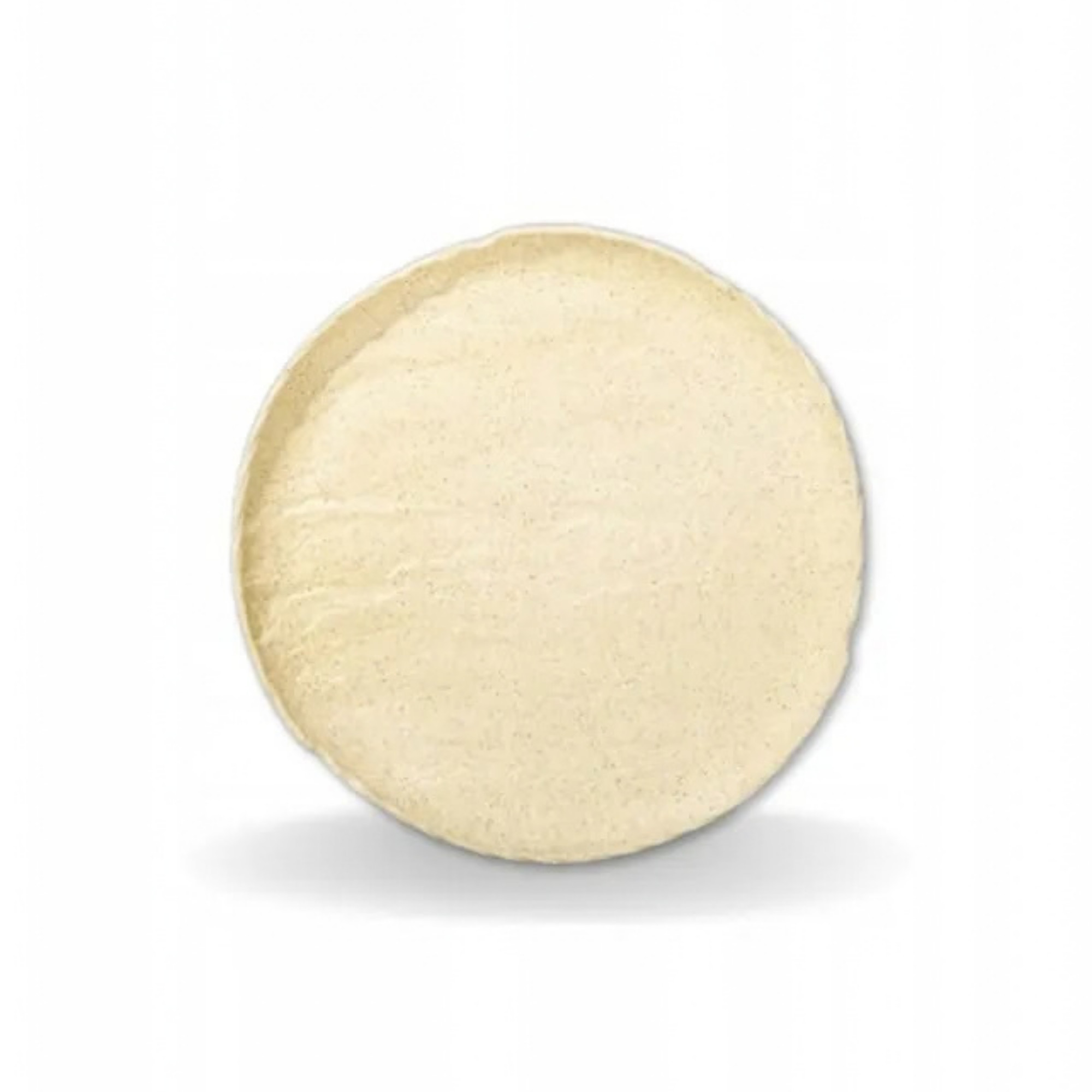 Dinner plate round beige matte porcelain 28 cm WL-661327/A