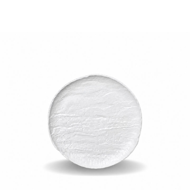 Dessert plate round white matte porcelain 18 cm WL-661523/A
