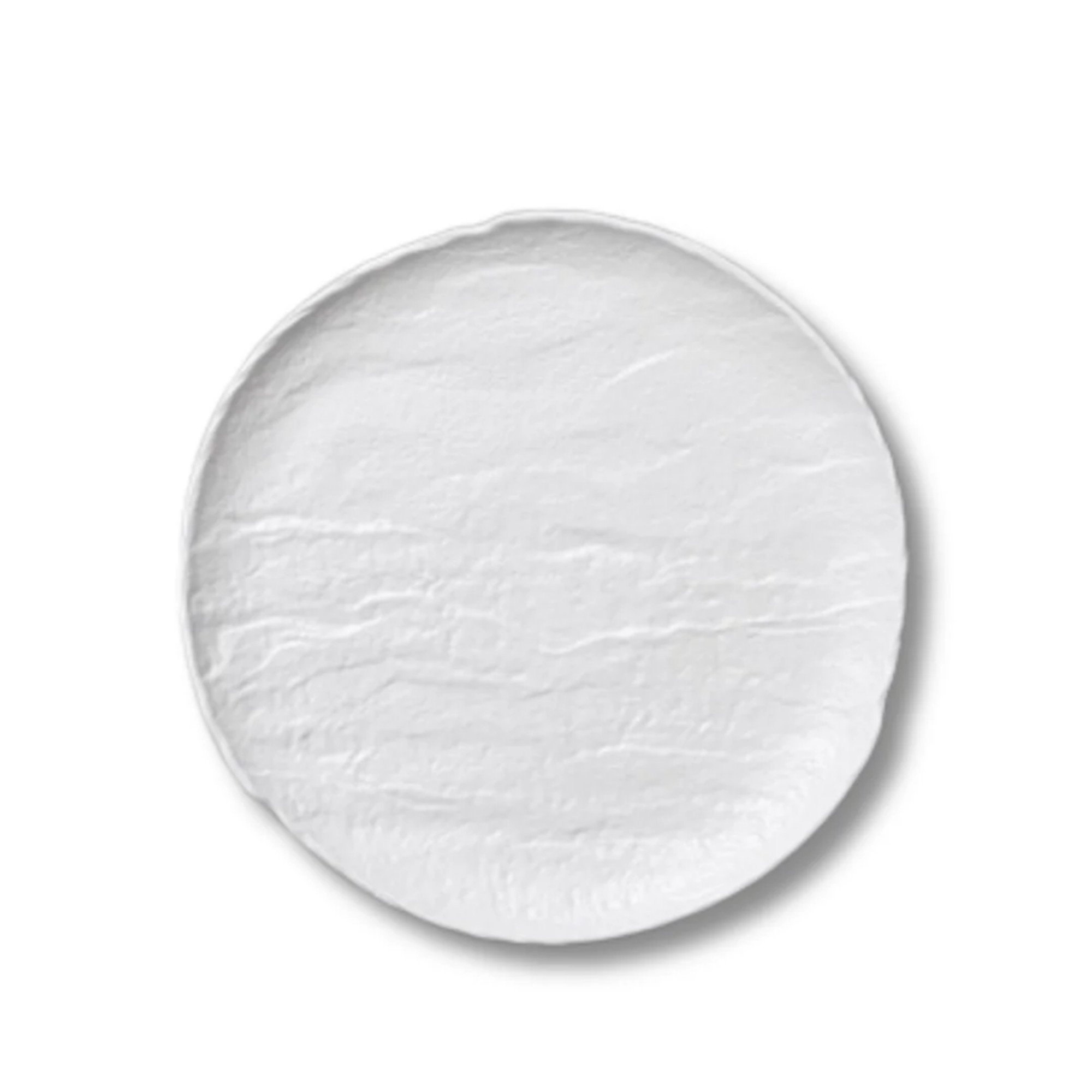 Dessert plate round white matte porcelain 23 cm WL-661525/A