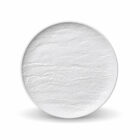 Dinner plate round white matte porcelain 28 cm WL-661527/A