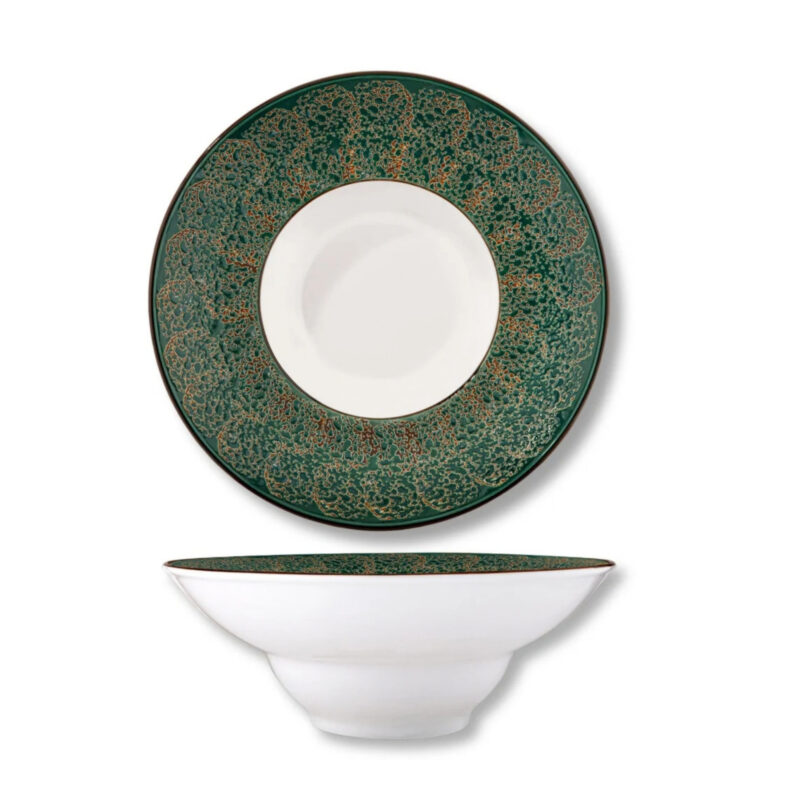 Deep plate 22.5 cm, 1100 ml - green WL-667523/A