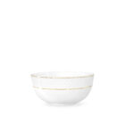 White porcelain bowl with gold rim 14 cm 600 ml WL-880102367/A