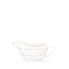 Gravy boat 230 ml white porcelain with gold rim WL-880102501/A
